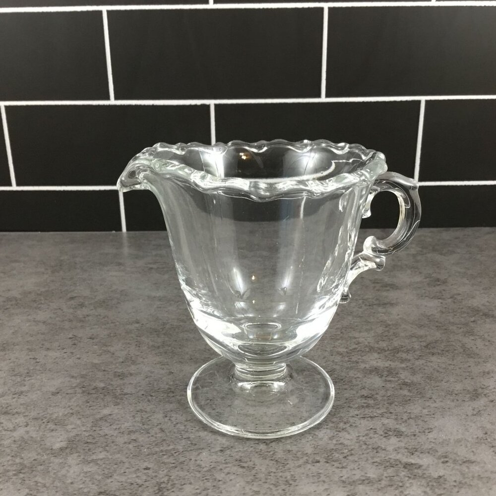 Vintage Fostoria Century Creamer Elegant Clear Glass 1950s